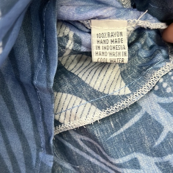 Makai Beach Hawaii Waving Palms Crop Top size XL Hawaiian Wear - Picture 3 of 5